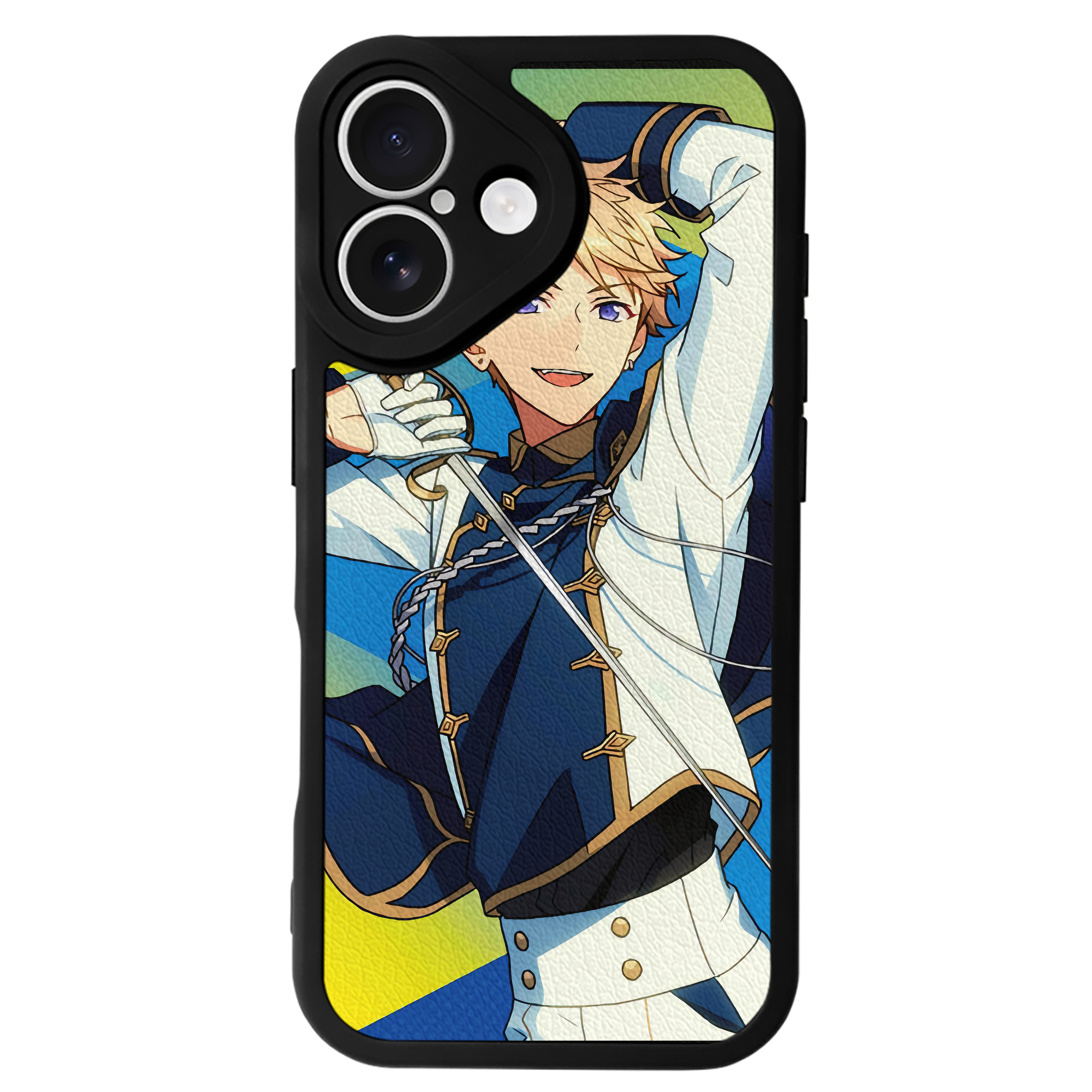 （画像用） あんさんぶるスターズ! Ensemble Stars 【iPhone 16シリーズ対応】シリコンスマホケース（レザー調） 材質：シリコン